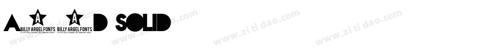 A23D Solid字体转换
